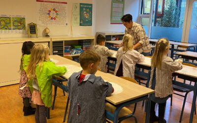 Schrijfdanslessen voor kleuters in Kindcentrum Kooistee