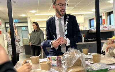 Burgemeestersontbijt is een leerzame manier om te proeven en te praten over goed en gezond eten